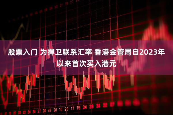 股票入门 为捍卫联系汇率 香港金管局自2023年以来首次买入港元